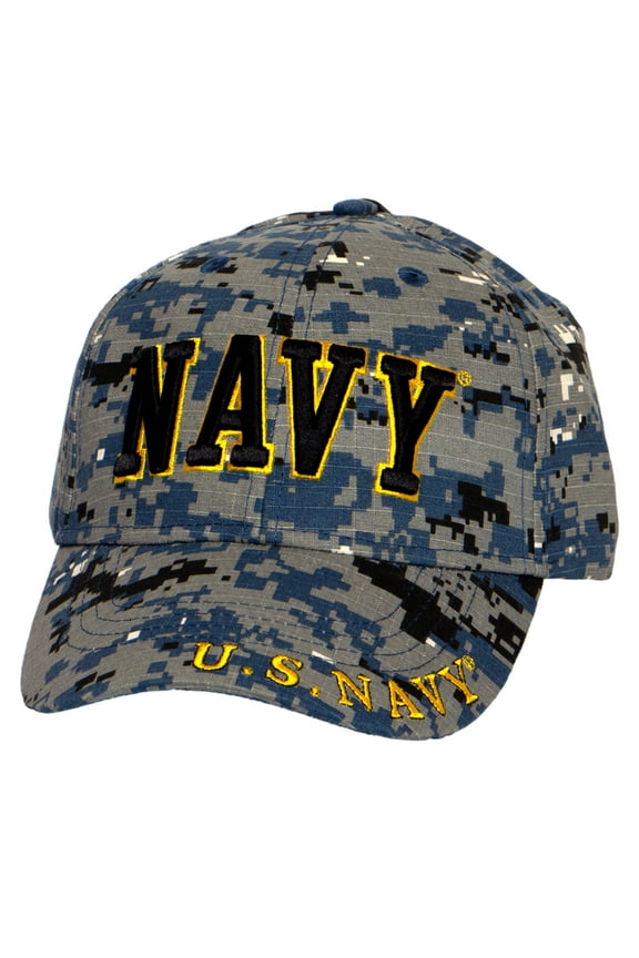 Men's United States US Navy Hat Men Baseball Cap Military Gifts, Navy Digital Blue