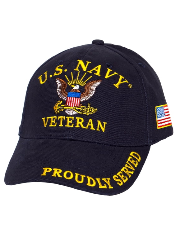 Men's United States US Navy Hat Men Baseball Cap Military Gifts, US Navy Veteran