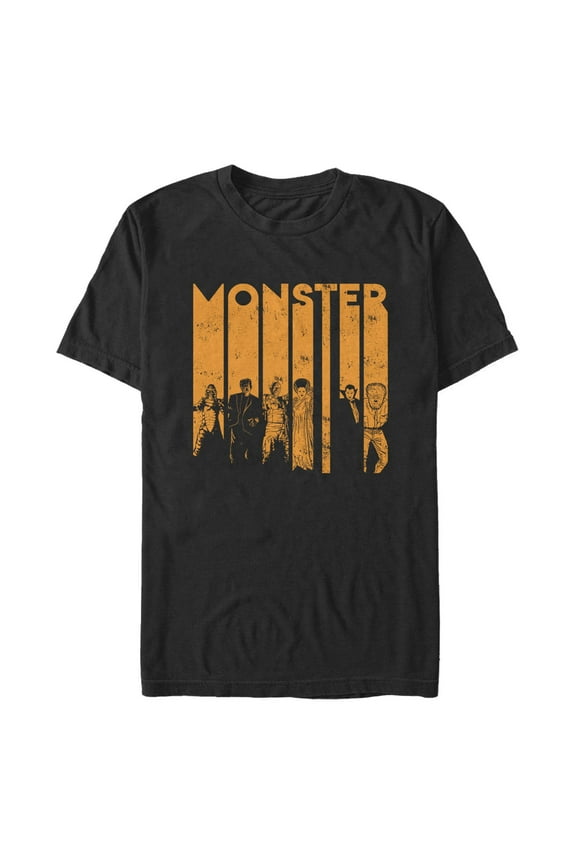Men's Universal Monsters Distressed Characters Graphic T-Shirt