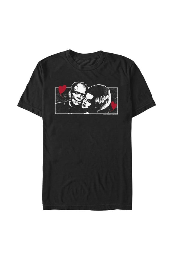 Men's Universal Monsters Elizabeth and Frankenstein  Graphic T-Shirt