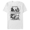thumbnail image 1 of Men's Universal Monsters Original Monster Flicks  Graphic Tee White Medium, 1 of 4
