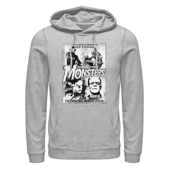 Men's Universal Monsters Original Monster Flicks Pull Over Hoodie