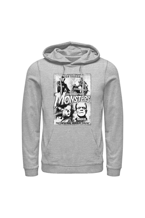 Men's Universal Monsters Original Monster Flicks Pull Over Hoodie