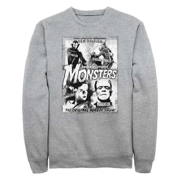 Men's Universal Monsters Original Monster Flicks Sweatshirt