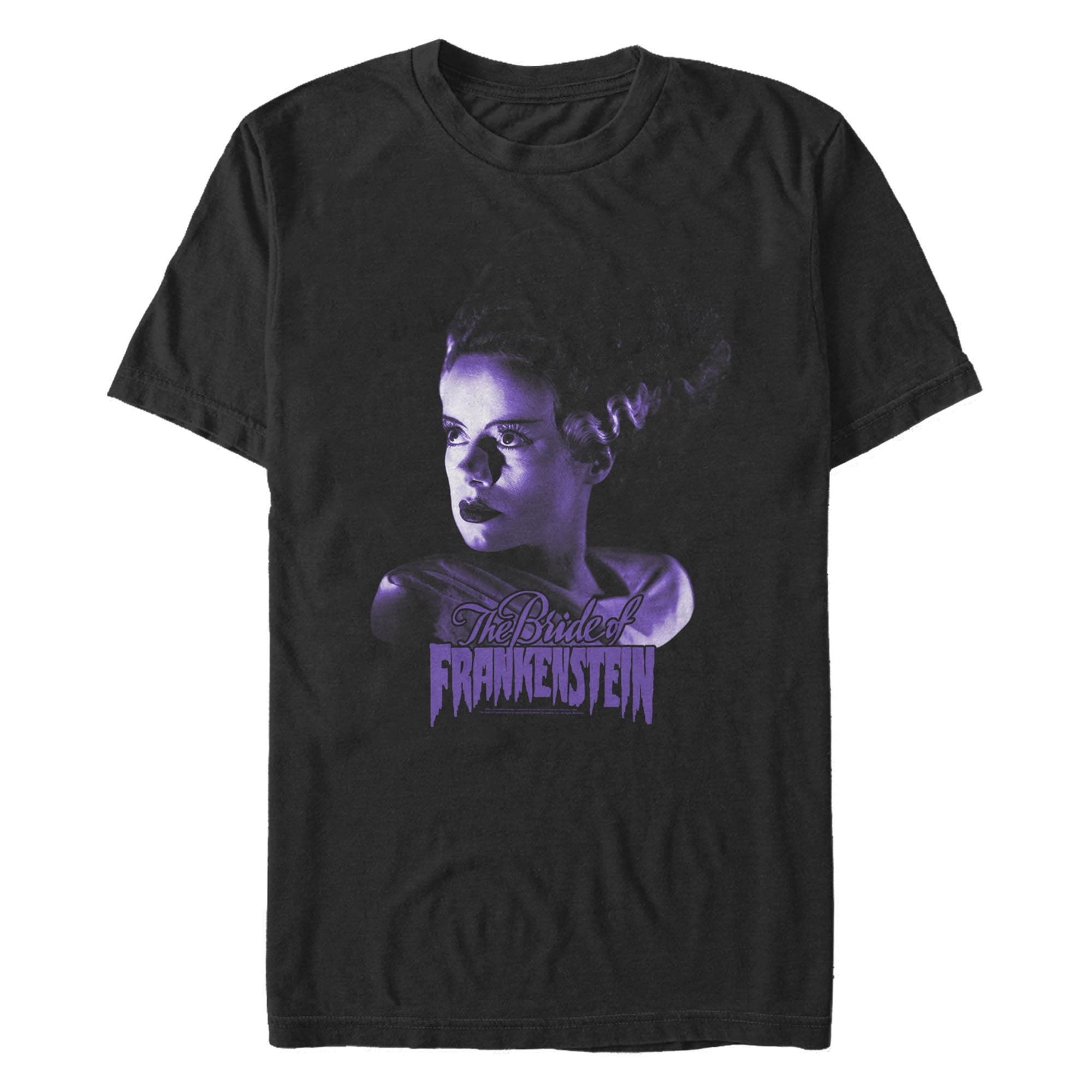 Men's Universal Monsters The Bride of Frankenstein Logo Graphic Tee ...