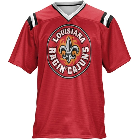 Men's University of Louisiana at Lafayette Goal Line Football Fan Jersey