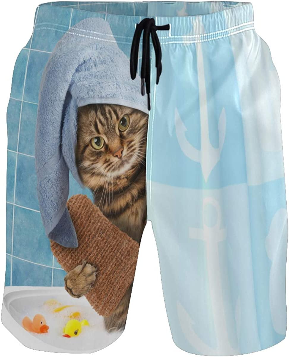 Cat shop board shorts