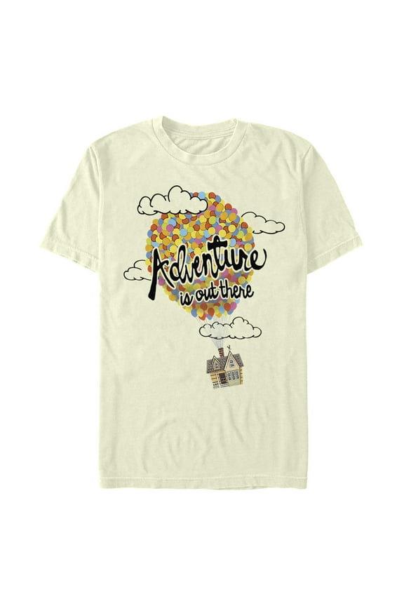 Men's Up Adventure is Out There Balloons Graphic T-Shirt