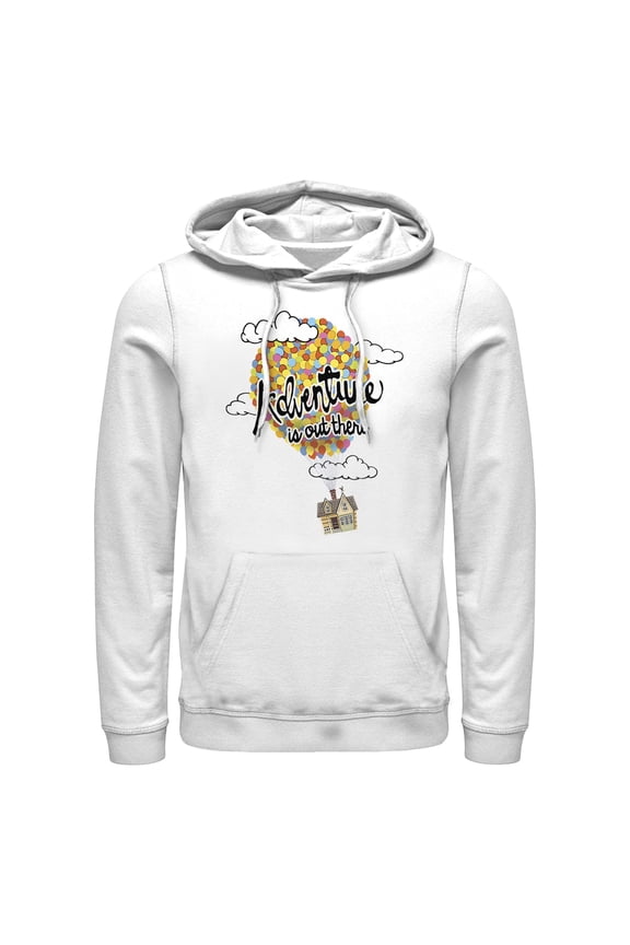 Men's Up Adventure is Out There Balloons  Pull Over Hoodie