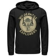 thumbnail image 1 of Men's Up Wilderness Explorer Badge Pull Over Hoodie Black 2X Large, 1 of 3