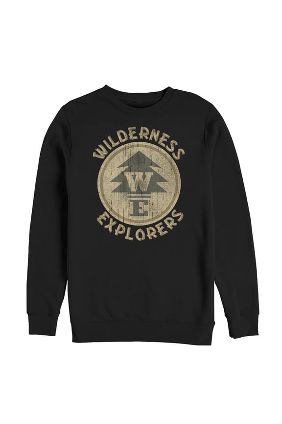 Men's Up Wilderness Explorer Badge  Sweatshirt Black Medium
