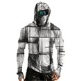 thumbnail image 1 of Men's Upf 50+ Hooded Shirts Long Sleeve Sun Protection Shirts Lightweight Outdoor Fishing Hoodies, 1 of 7