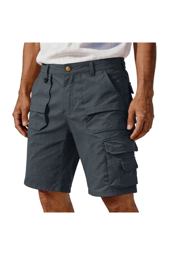 Men's Urban Tactical Military Cargo Shorts Rip Stop Outdoor Camo Shorts