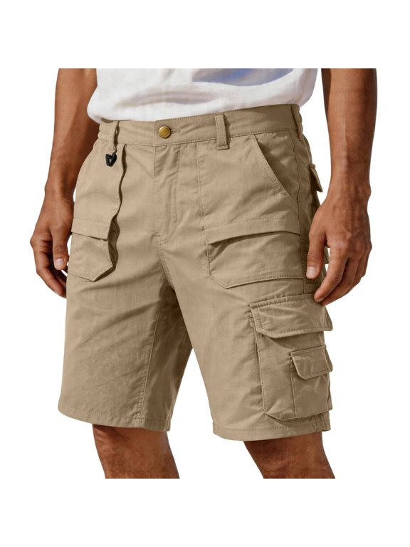 Men's Urban Tactical Military Cargo Shorts Rip Stop Outdoor Camo Shorts