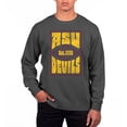 thumbnail image 1 of Men's Uscape Apparel Black Arizona State Sun Devils Pigment Dyed Fleece Crewneck Sweatshirt, 1 of 1