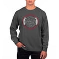 thumbnail image 1 of Men's Uscape Apparel Black Arkansas Razorbacks Pigment Dyed Fleece Crew Neck Sweatshirt, 1 of 1