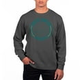 thumbnail image 1 of Men's Uscape Apparel Black Coastal Carolina Chanticleers Pigment Dyed Fleece Crew Neck Sweatshirt, 1 of 1