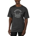 thumbnail image 1 of Men's Uscape Apparel Black Michigan State Spartans Garment Dyed T-Shirt, 1 of 1