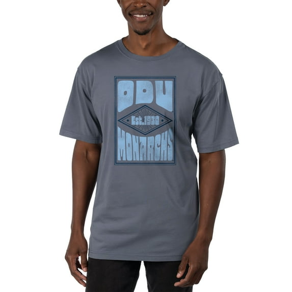 Men's Uscape Apparel Blue Old Dominion Monarchs Garment Dyed T-Shirt