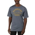 thumbnail image 1 of Men's Uscape Apparel Blue Quinnipiac Bobcats Garment Dyed T-Shirt, 1 of 1