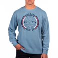 thumbnail image 1 of Men's Uscape Apparel Blue Richmond Spiders Pigment Dyed Fleece Crew Neck Sweatshirt, 1 of 1