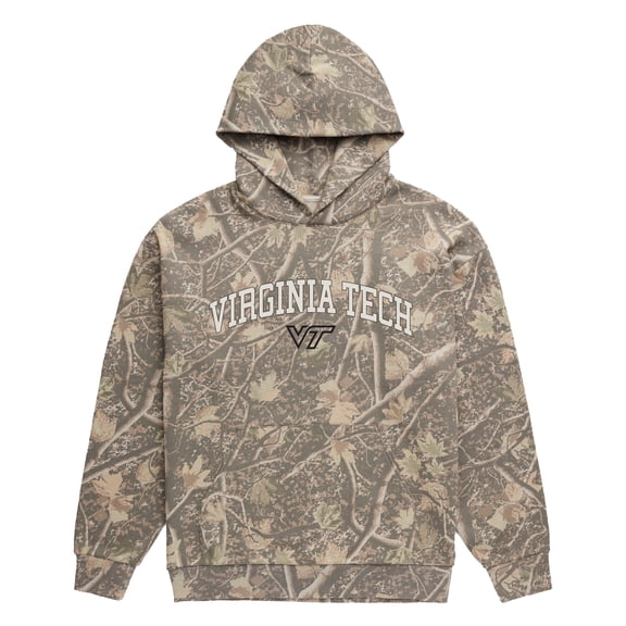 Men's Uscape Apparel  Camo Virginia Tech Hokies Back Bay Fleece Hoodie
