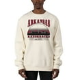 thumbnail image 1 of Men's Uscape Apparel Cream Arkansas Razorbacks Premium Heavyweight Pullover Sweatshirt, 1 of 1