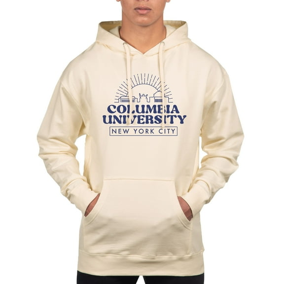 Men's Uscape Apparel Cream Columbia University Standard Pullover Hoodie