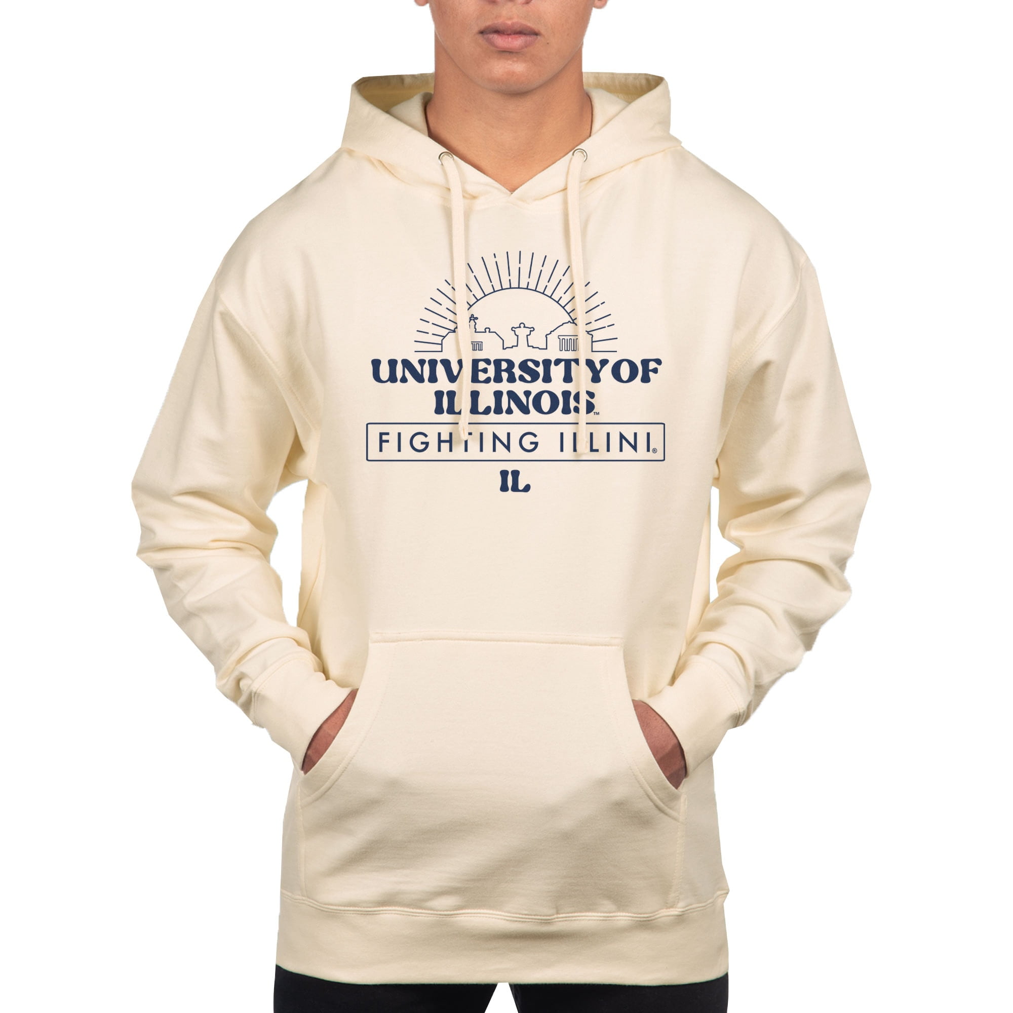 Men's Uscape Apparel Cream Illinois Fighting Illini Standard