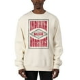 thumbnail image 1 of Men's Uscape Apparel Cream Indiana Hoosiers Premium Heavyweight Pullover Sweatshirt, 1 of 1
