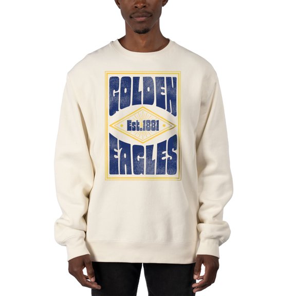 Men's Uscape Apparel Cream Marquette Golden Eagles Premium Heavyweight Pullover Sweatshirt
