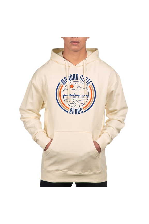 Men's Uscape Apparel Cream Morgan State Bears Standard Pullover Hoodie