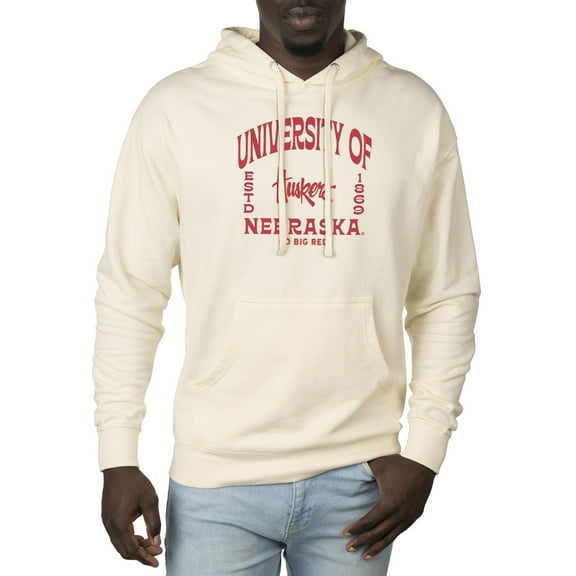 Men's Uscape Apparel Cream Nebraska Huskers Standard Pullover Hoodie