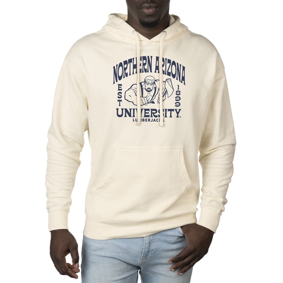 Men's Uscape Apparel Cream Northern Arizona Lumberjacks Standard Pullover Hoodie