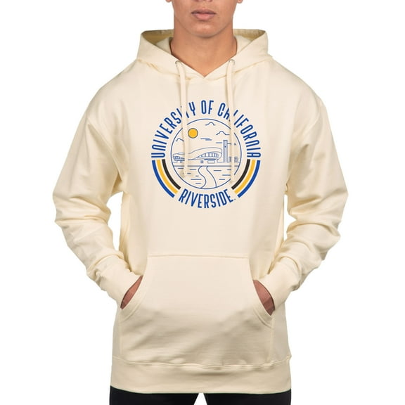 Men's Uscape Apparel Cream UC Riverside Highlanders Standard Pullover Hoodie