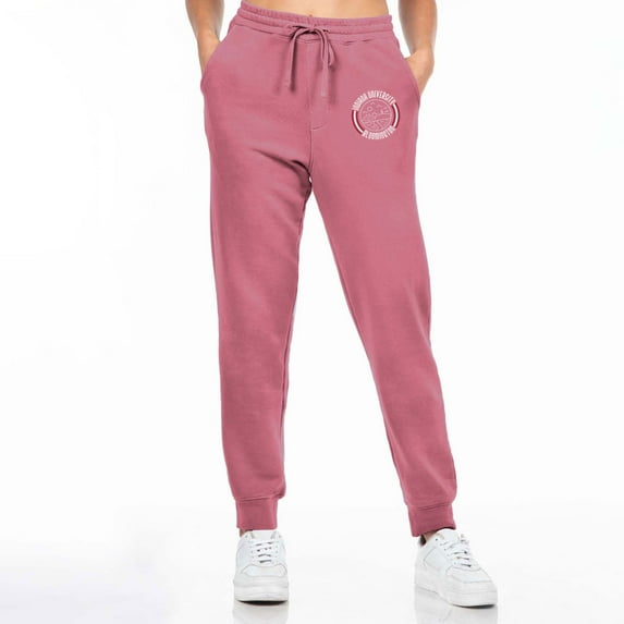 Men's Uscape Apparel Crimson Indiana Hoosiers Pigment Dyed Fleece Joggers
