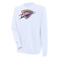 thumbnail image 1 of Men's Antigua  White Oklahoma City Thunder Victory Pullover Sweatshirt, 1 of 1