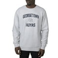 thumbnail image 1 of Men's Uscape Apparel Heather Gray Georgetown Hoyas Premium Heavyweight Crew Neck Sweatshirt, 1 of 1
