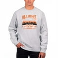 thumbnail image 1 of Men's Uscape Apparel Heather Gray Oklahoma State Cowboys Premium Heavyweight Crewneck Sweatshirt, 1 of 1
