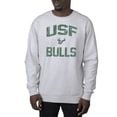 thumbnail image 1 of Men's Uscape Apparel Heather Gray South Florida Bulls Premium Heavyweight Crew Neck Sweatshirt, 1 of 1