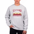 thumbnail image 1 of Men's Uscape Apparel Heather Gray Stanford Cardinal Premium Heavyweight Pullover Sweatshirt, 1 of 1
