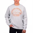 thumbnail image 1 of Men's Uscape Apparel Heathered Gray Clemson Tigers Premium Fleece Crew Neck Sweatshirt, 1 of 1