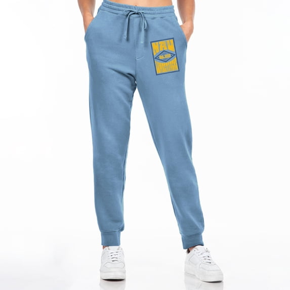 Men's Uscape Apparel Powder Blue Northern Arizona Lumberjacks Pigment Dyed Fleece Joggers