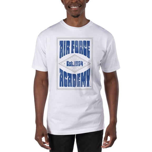 Men's Uscape Apparel White Air Force Falcons T-Shirt