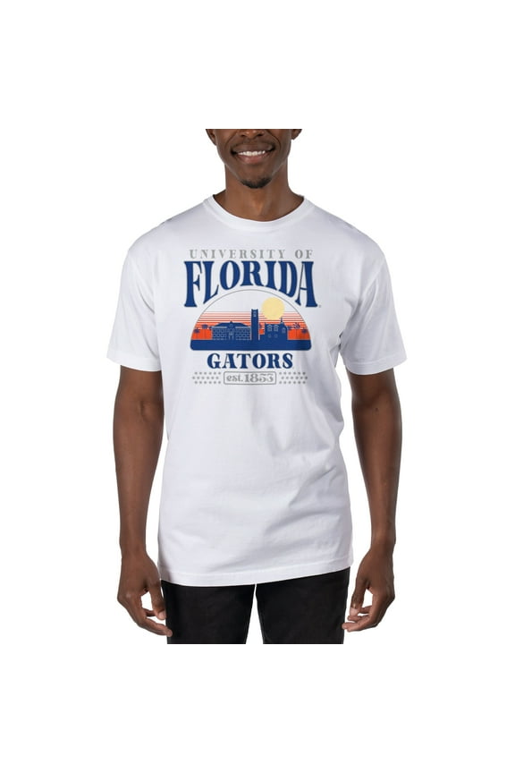 Men's Uscape Apparel White Florida Gators T-Shirt