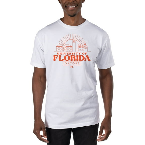 Men's Uscape Apparel White Florida Gators T-Shirt