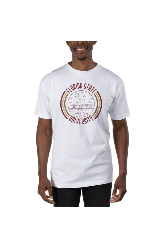 Men's Uscape Apparel White Florida State Seminoles T-Shirt