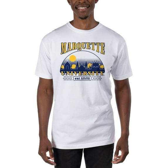 Men's Uscape Apparel White Marquette Golden Eagles T-Shirt