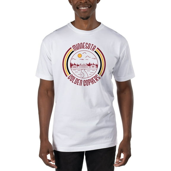 Men's Uscape Apparel White Minnesota Golden Gophers T-Shirt