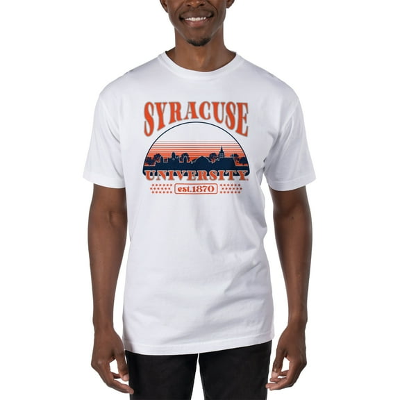 Men's Uscape Apparel White Syracuse Orange T-Shirt